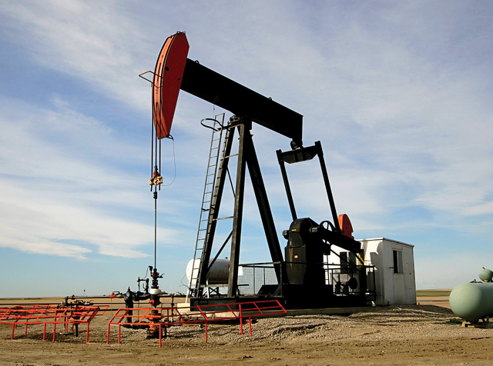 Oil well pump jack