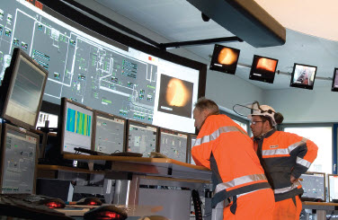 Plant control room